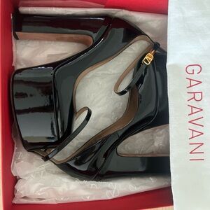 Valentino Garavani Black Platform Shoes